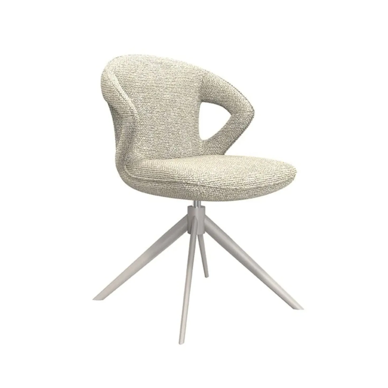 Eetkamerstoel Zurich Naturel Boucle