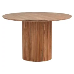 Eetkamertafel conrad acaciahout naturel ø120