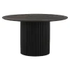 Eetkamertafel conrad acaciahout zwart ø140
