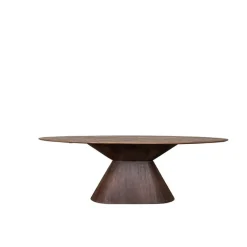 Eetkamertafel Jagger Espresso Mangohout 220cm