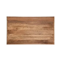 Eetkamertafel Tafelblad Straight Edge Mangohout 120cm