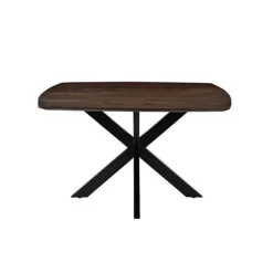 Eettafel Blake Espresso Mangohout 140cm