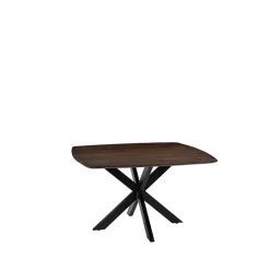 Eettafel Blake Espresso Mangohout 140cm