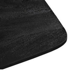 Eettafel Blake Zwart Mangohout 130cm