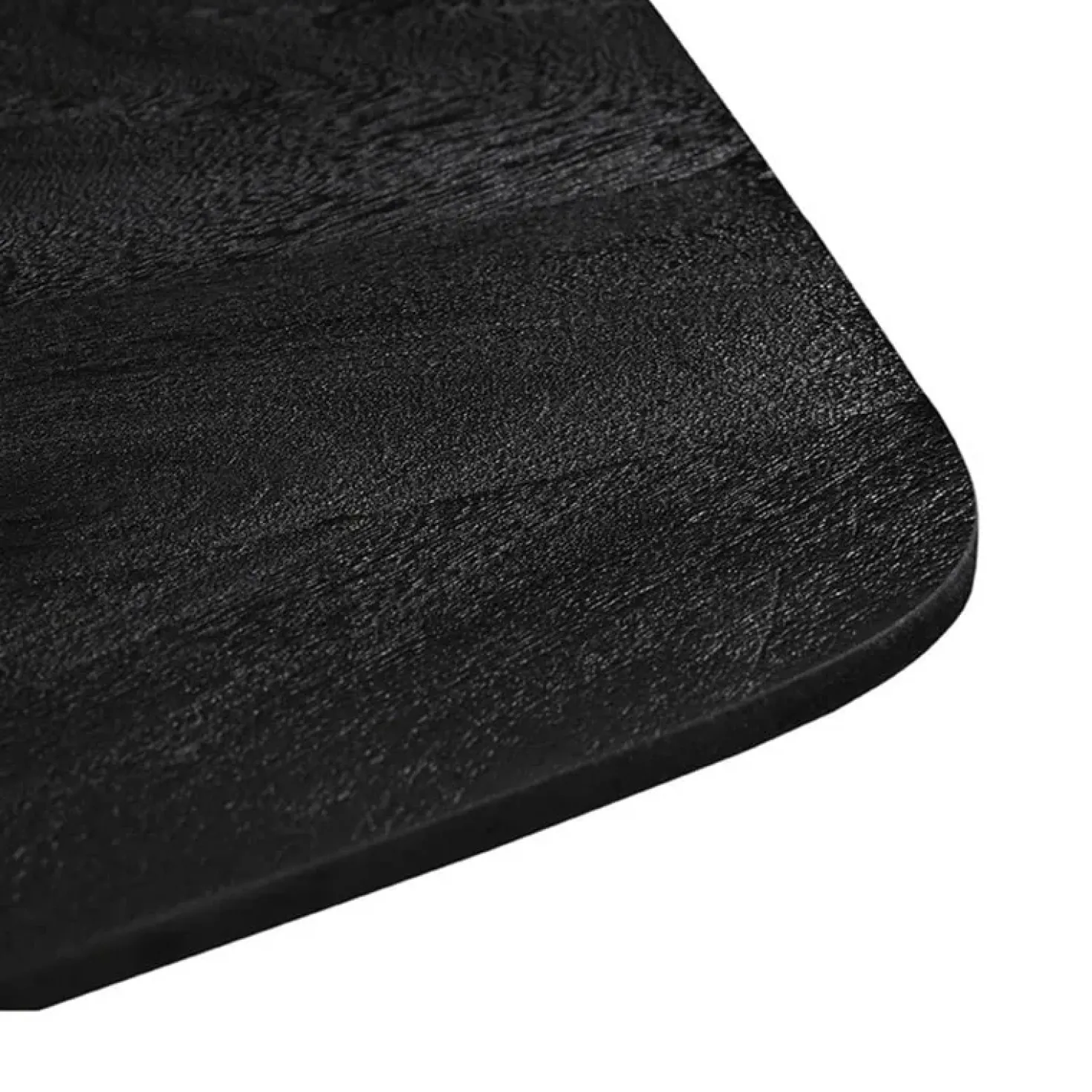 Eettafel Blake Zwart Mangohout 130cm