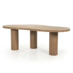 Eettafel Bobbie lichtbruin 215cm