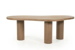 Eettafel Bobbie lichtbruin 215cm