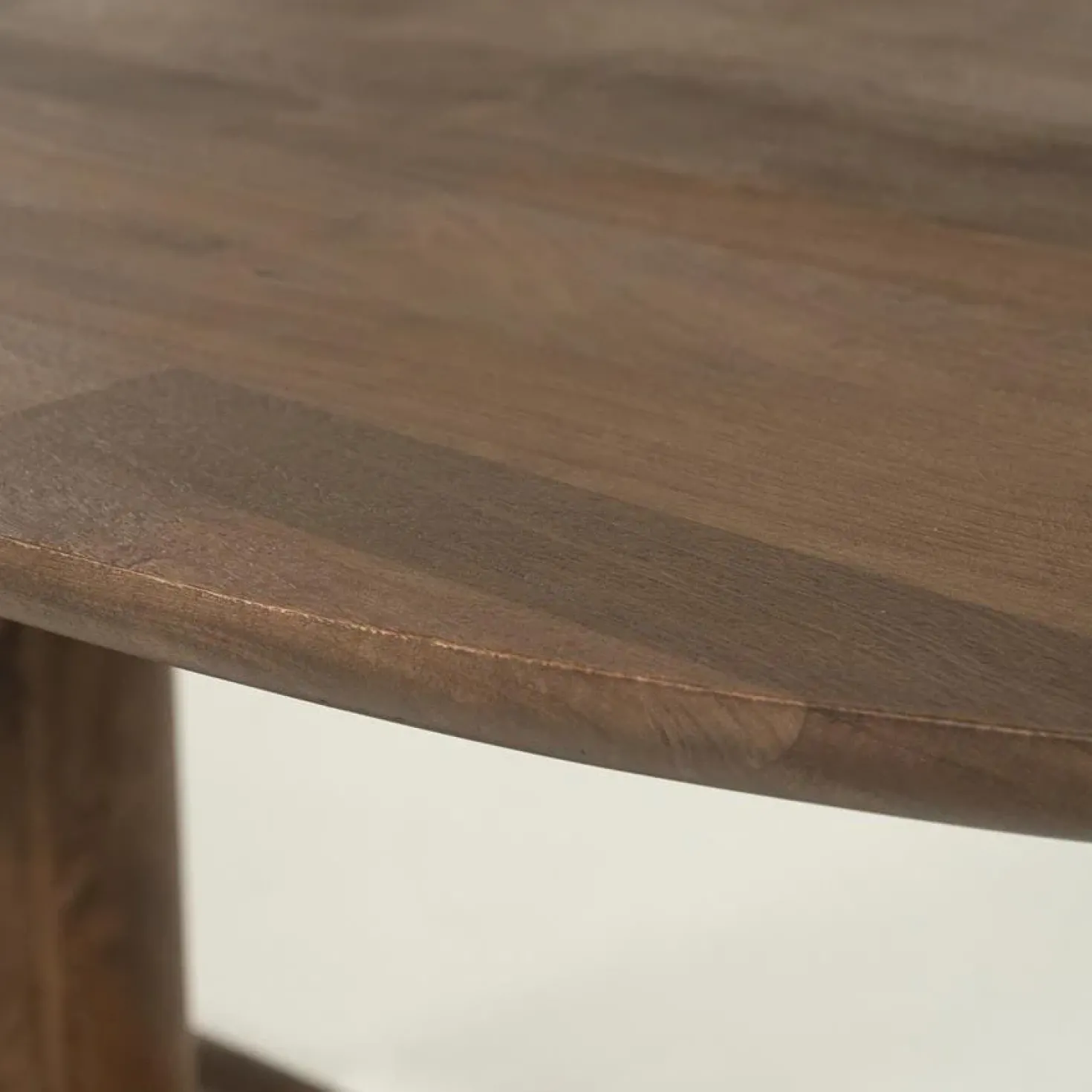 Eettafel Coco ovaal Lichtbruin mangohout 180cm