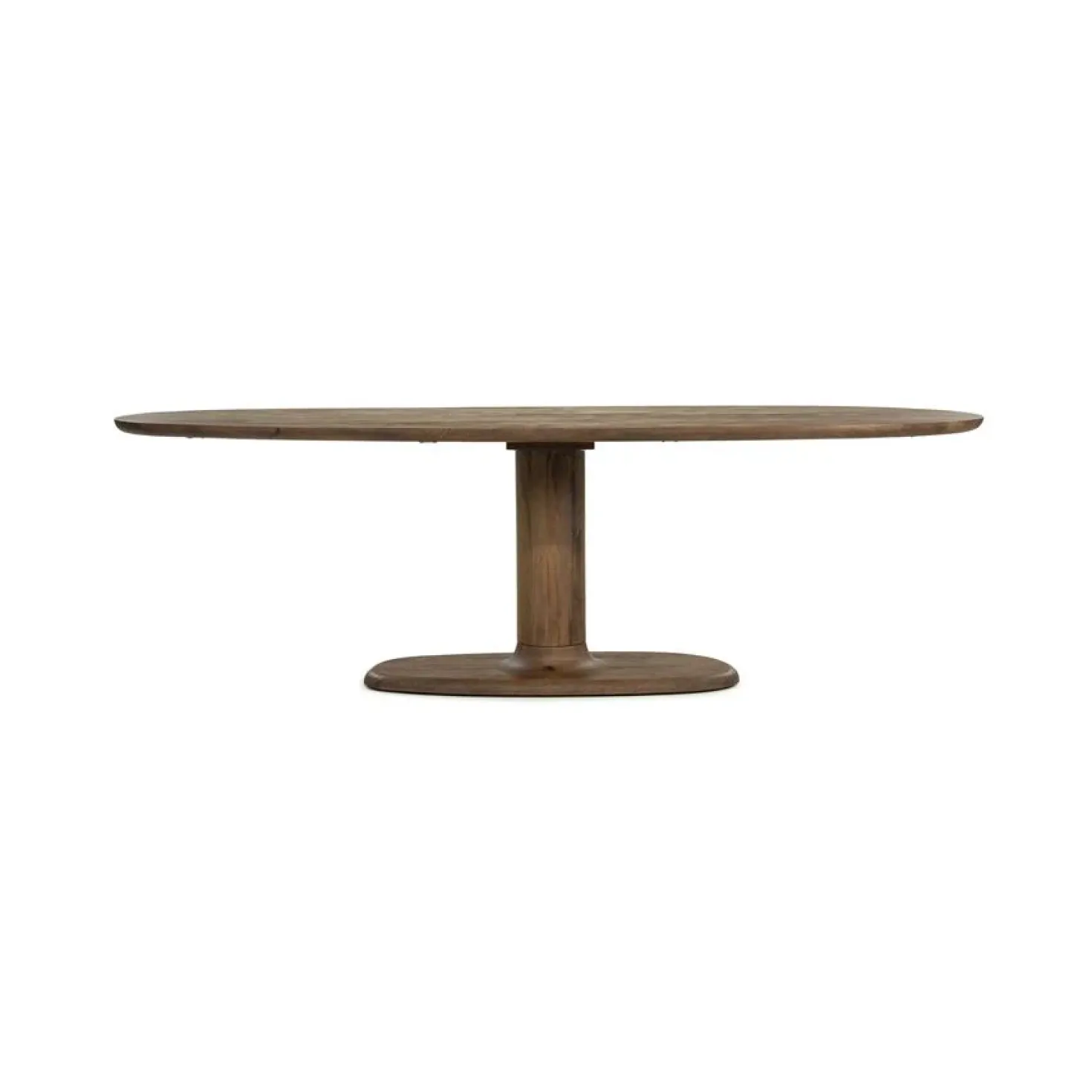 Eettafel Coco ovaal Lichtbruin mangohout 240cm