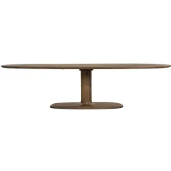 Eettafel Coco ovaal Lichtbruin mangohout 300cm