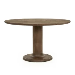 Eettafel Coco rond Lichtbruin mangohout 130cm
