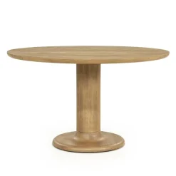 Eettafel Coco rond Naturel mangohout 130cm