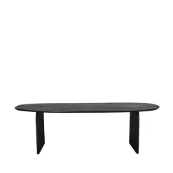 Eettafel Cooper Zwart Mangohout 250cm