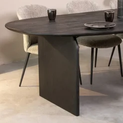 Eettafel Cooper Zwart Mangohout 250cm