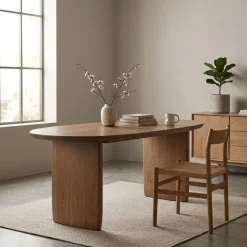 Eettafel Dex bruin eikenhout 300cm