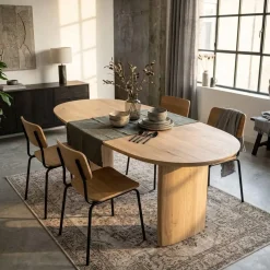 Eettafel Dex naturel eikenhout 180cm