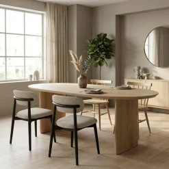 Eettafel Dex naturel eikenhout 250cm