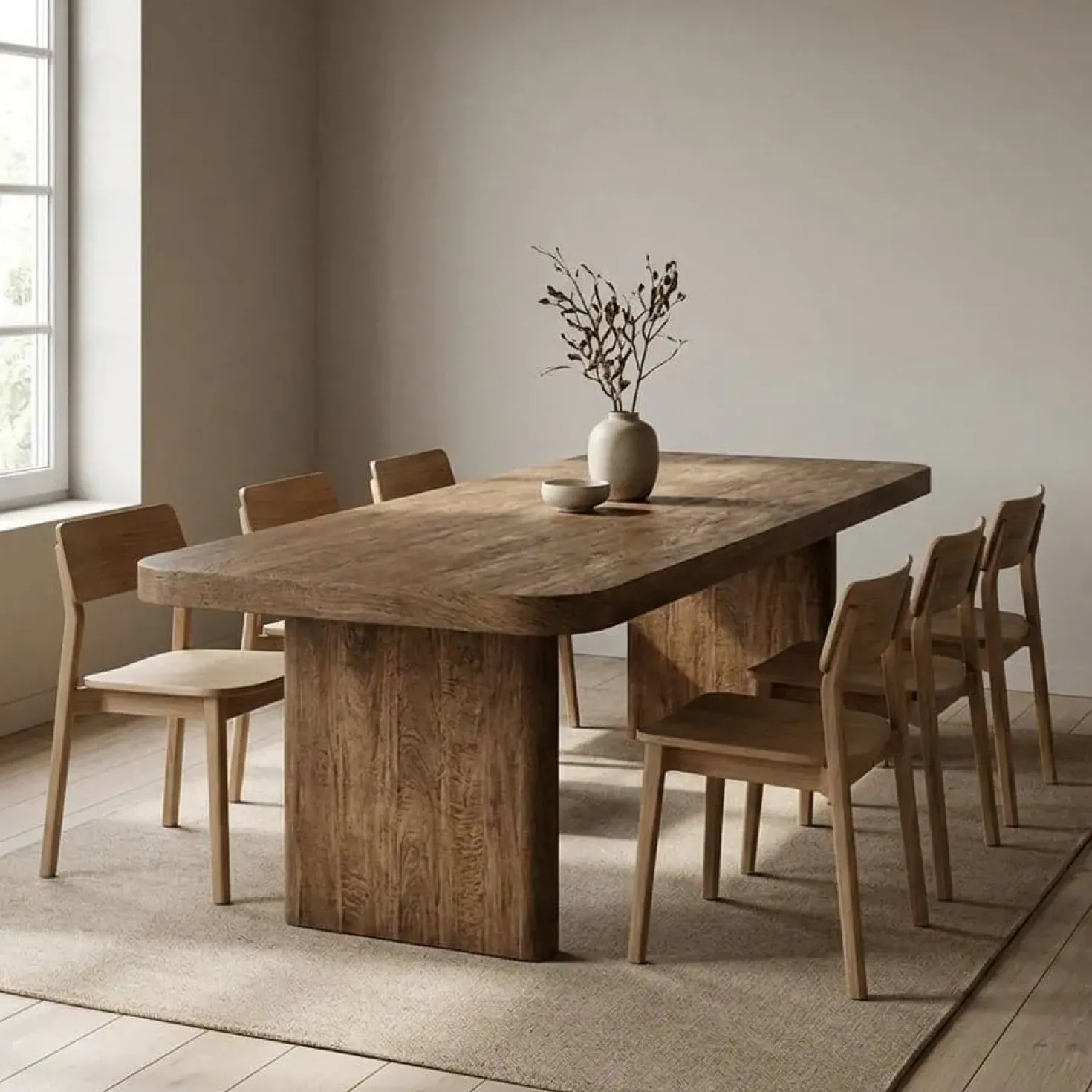 Eettafel Edward mangohout 240cm