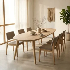 Eettafel Elijah Naturel 300cm