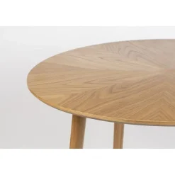 Eettafel Fabio Rond Eikenhout 100cm