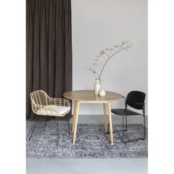 Eettafel Fabio Rond Eikenhout 100cm