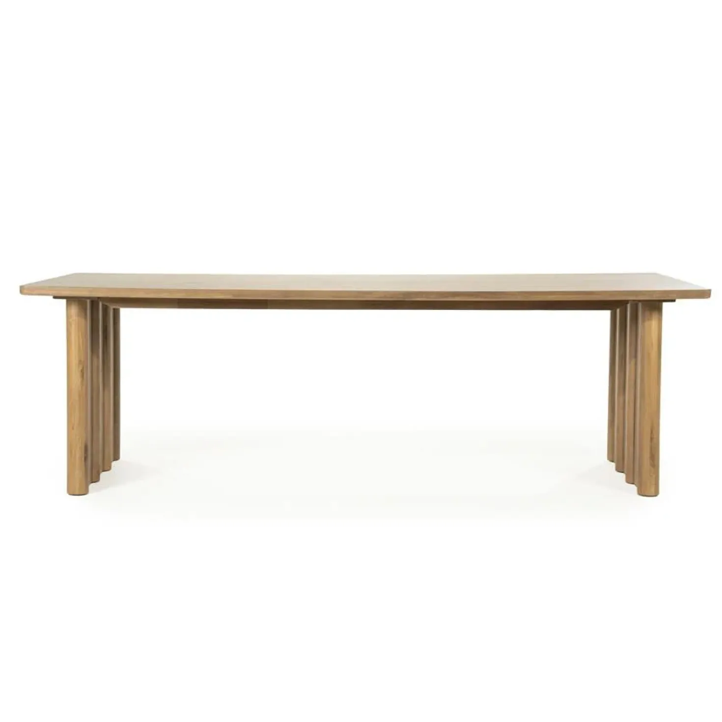Eettafel Jake bruin eikenhout 250cm