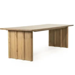 Eettafel Jake bruin eikenhout 250cm