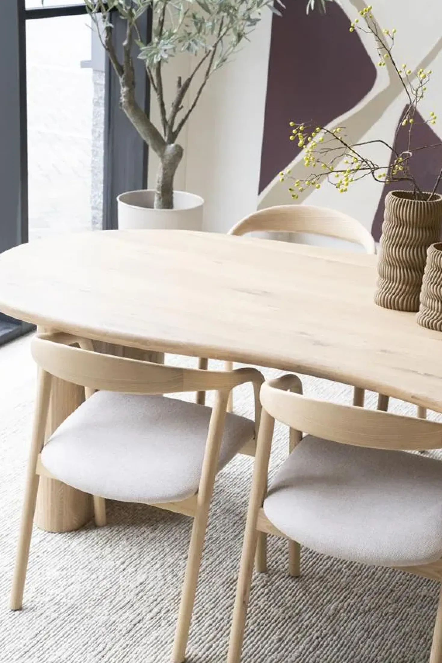 Eettafel Josh Naturel 250cm