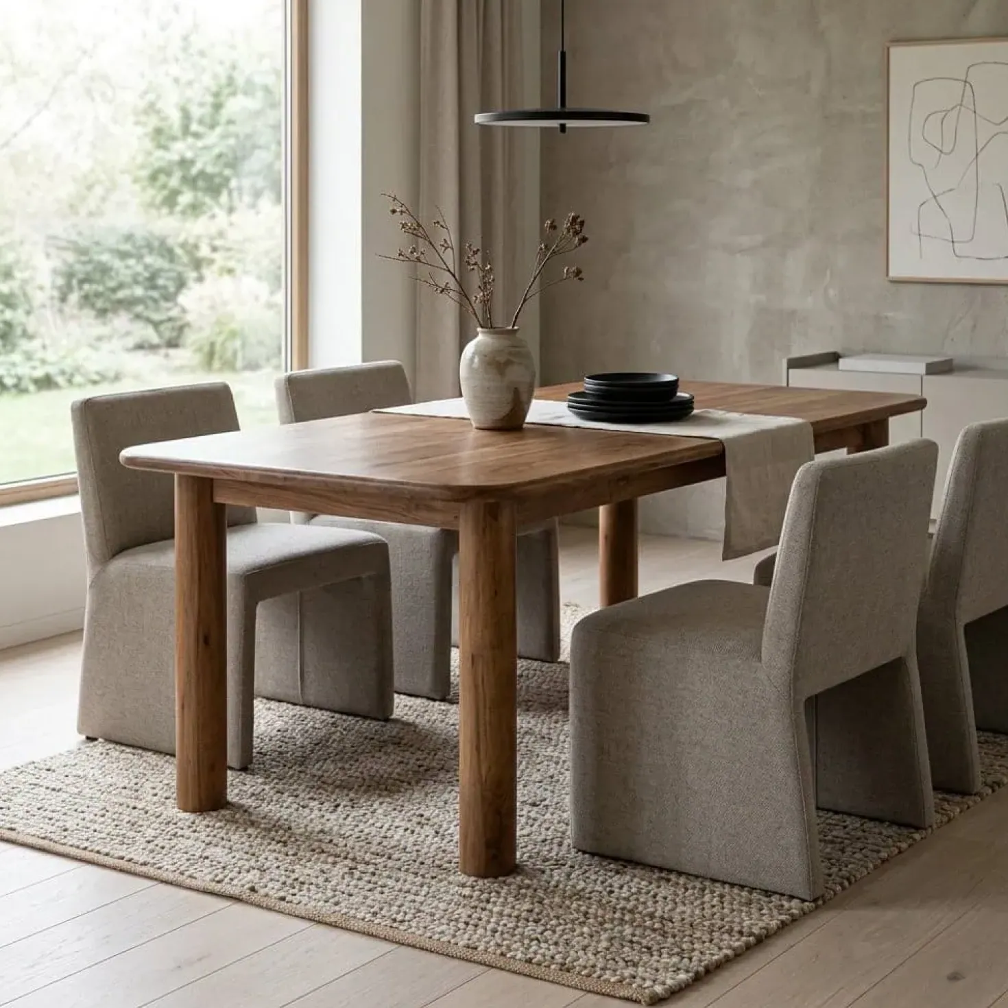 Eettafel Julian acaciahout 240cm