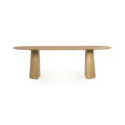 Eettafel Lune ovaal naturel 240cm