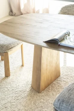 Eettafel Lune ovaal naturel 300cm