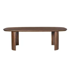 Eettafel Mario Deens ovaal walnoot 300cm