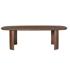 Eettafel Mario Deens ovaal Walnoot 240cm