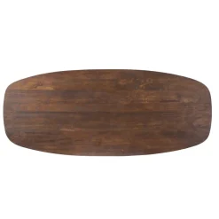 Eettafel Mario Deens ovaal Walnoot 200cm