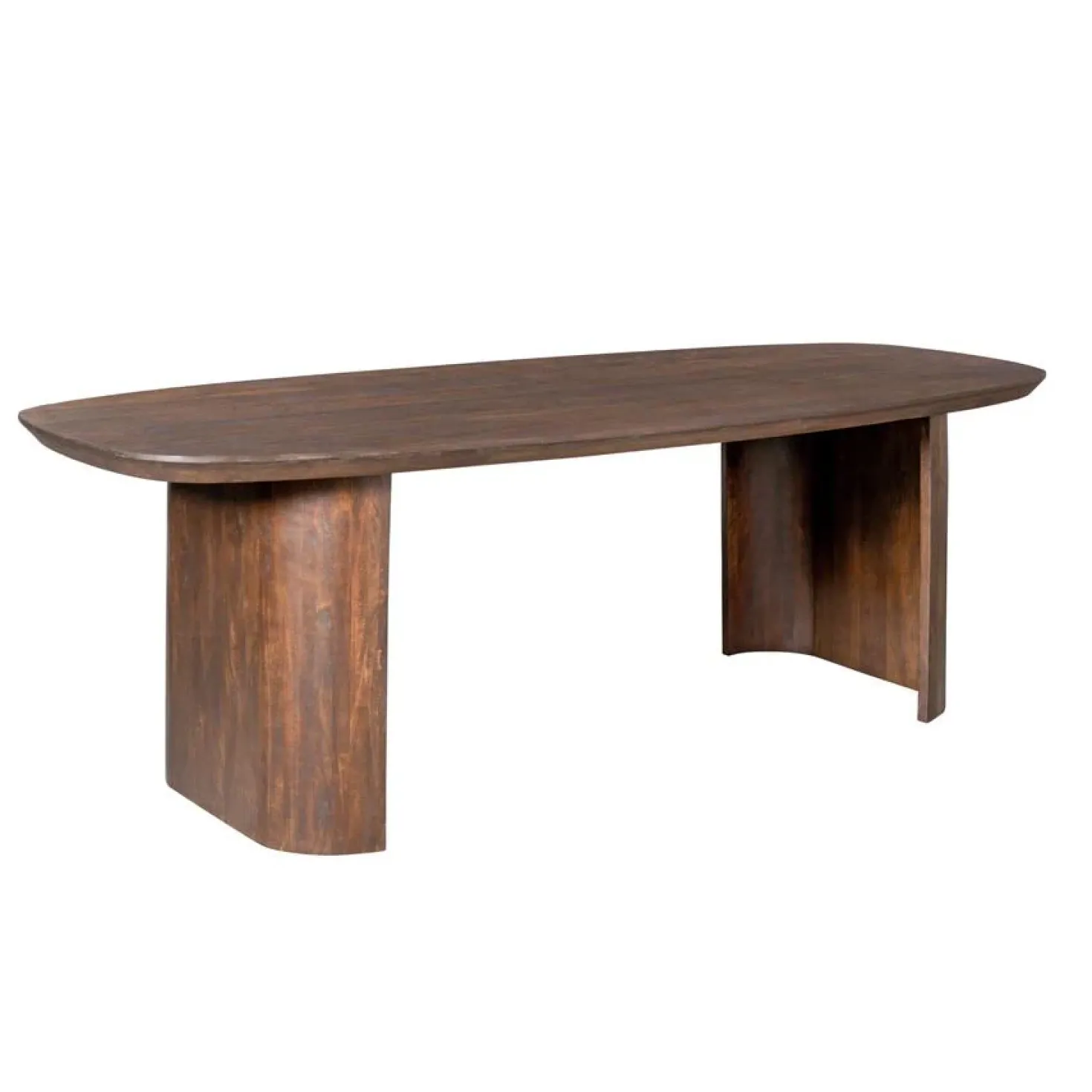 Eettafel Mario Deens ovaal Walnoot 200cm