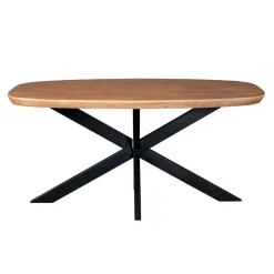 Eettafel Martin deens ovaal Naturel 160cm