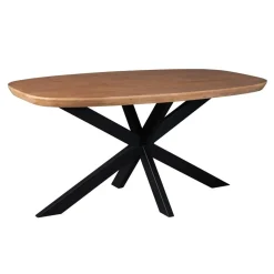 Eettafel Martin deens ovaal Naturel 160cm