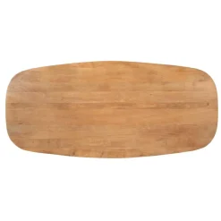 Eettafel Martin deens ovaal Naturel 200cm