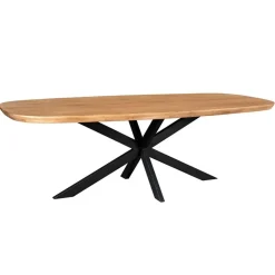 Eettafel Martin deens ovaal Naturel 280cm