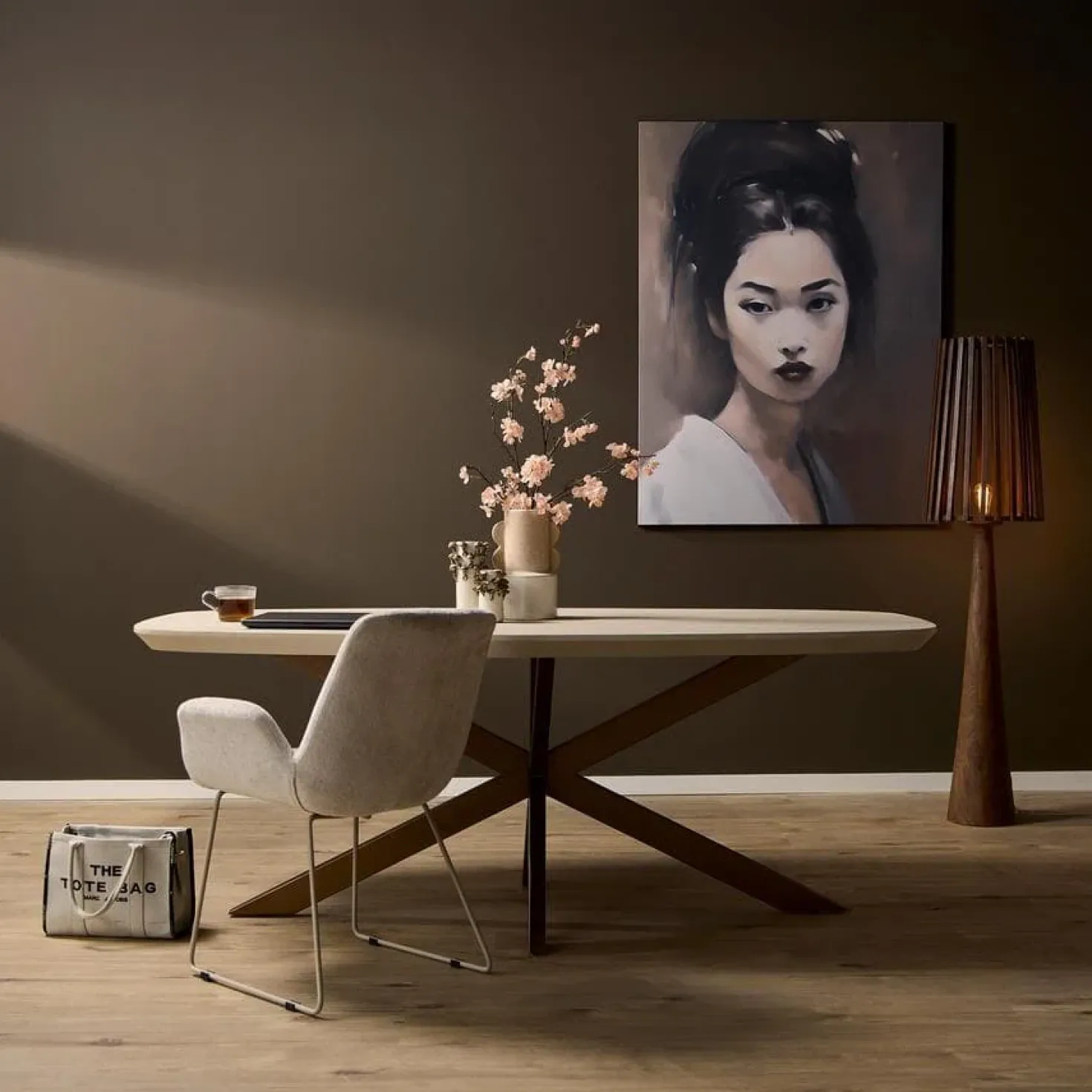 Eettafel Martin Zand Deens Ovaal 200 cm