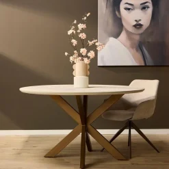 Eettafel Martin Zand Rond 150 cm