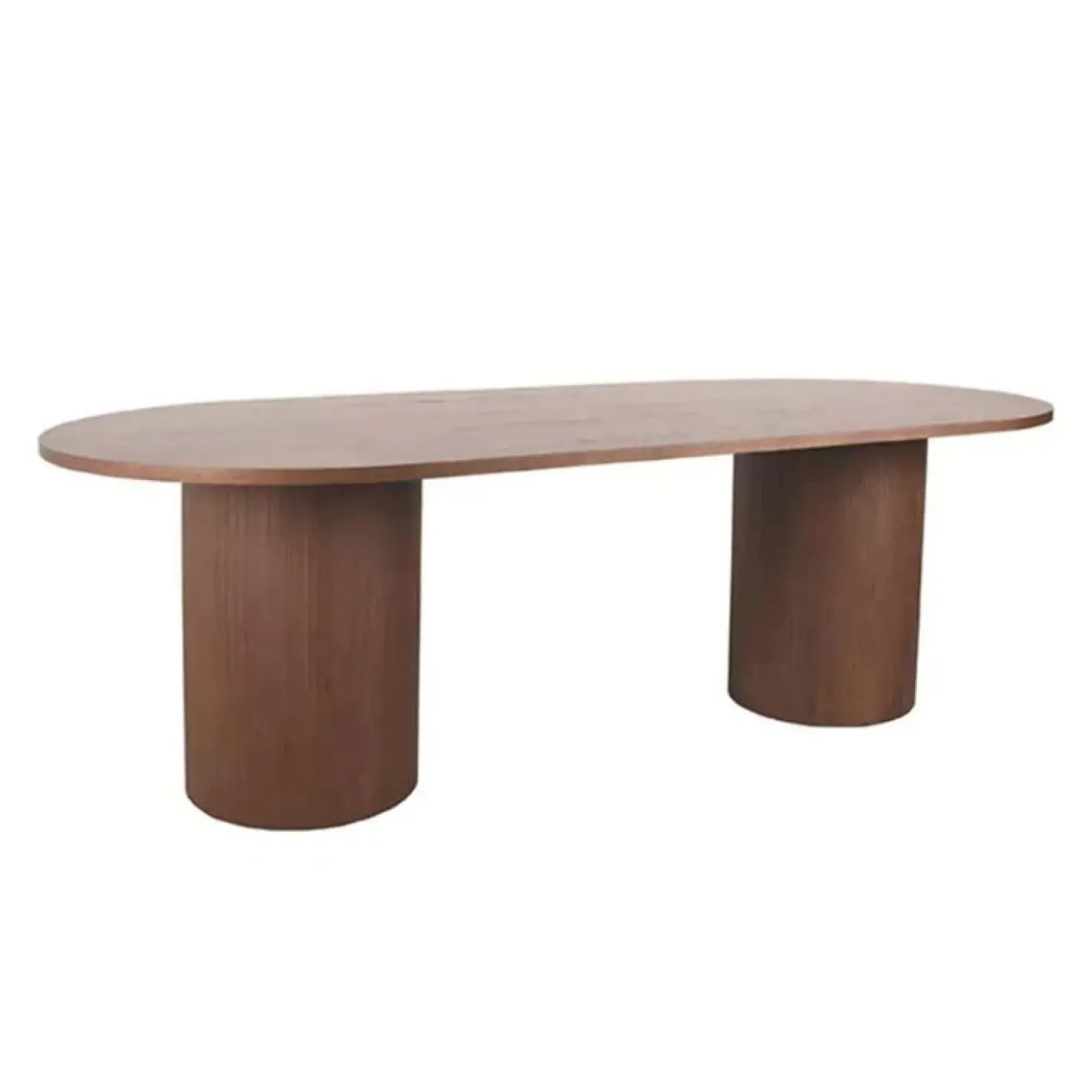 Eettafel Oliva walnoot Eikenhout ovaal 240cm