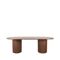 Eettafel Oliva walnoot Eikenhout ovaal 240cm