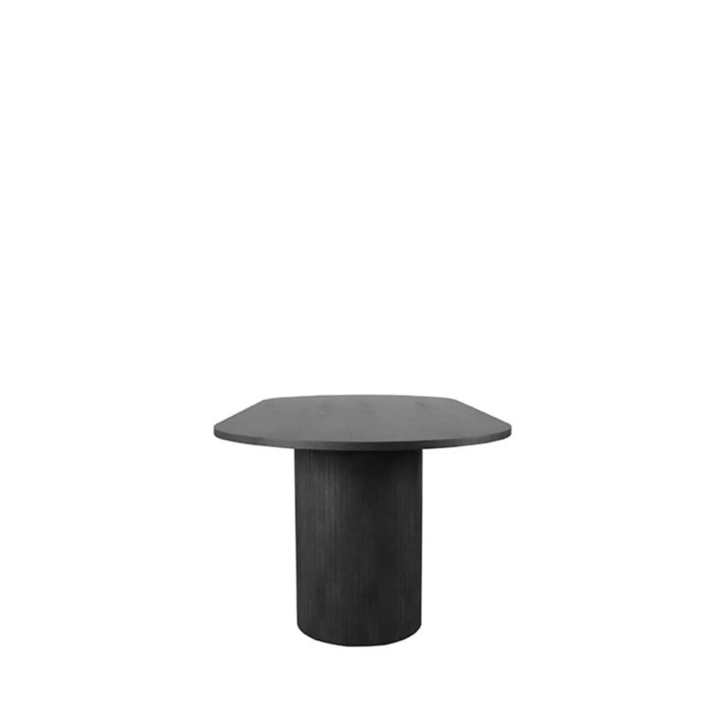 Eettafel Oliva Zwart Eikenhout ovaal 240cm
