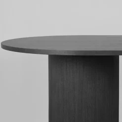 Eettafel Oliva Zwart Eikenhout ovaal 240cm