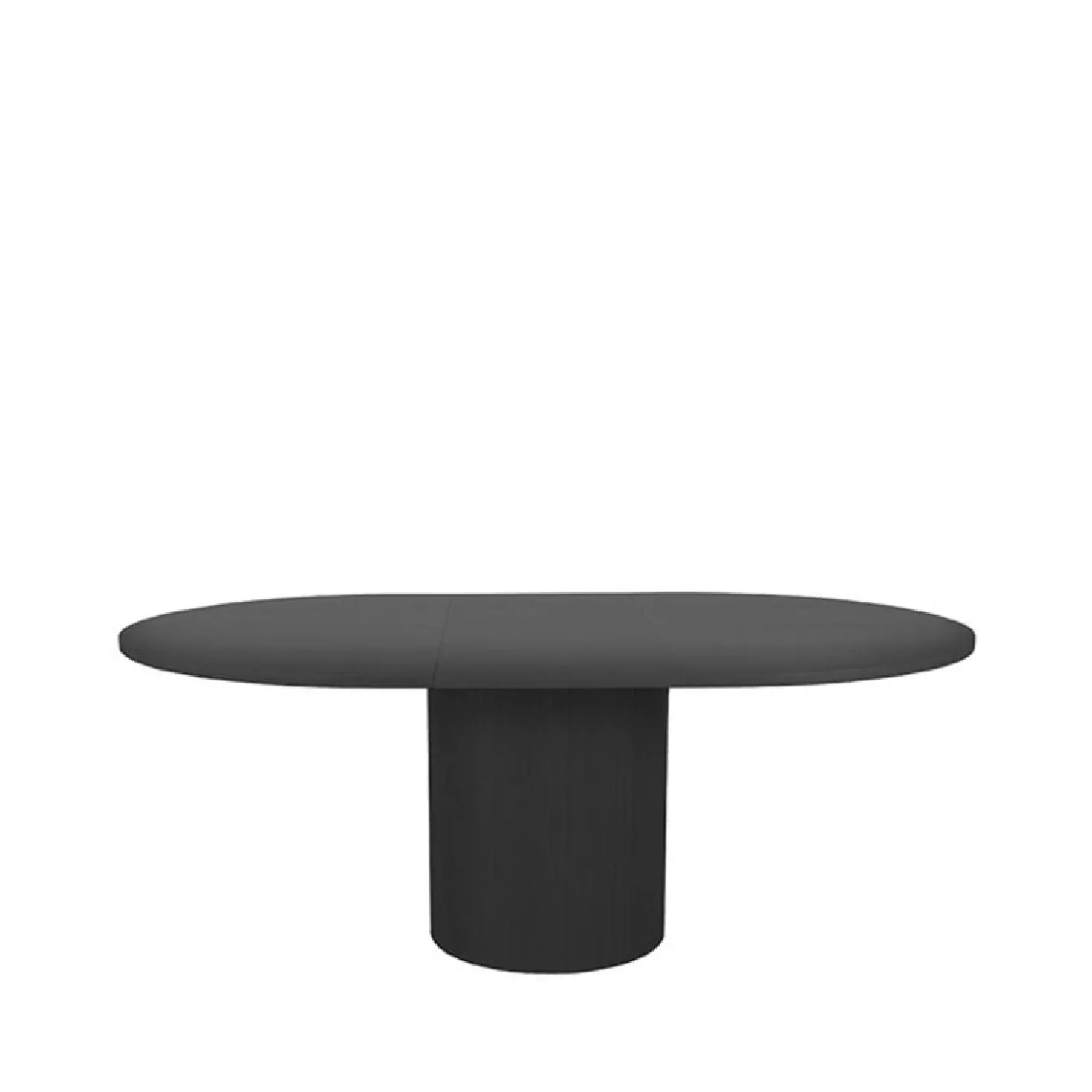 Eettafel Oliva Zwart Uitschuifbaar 150-200cm