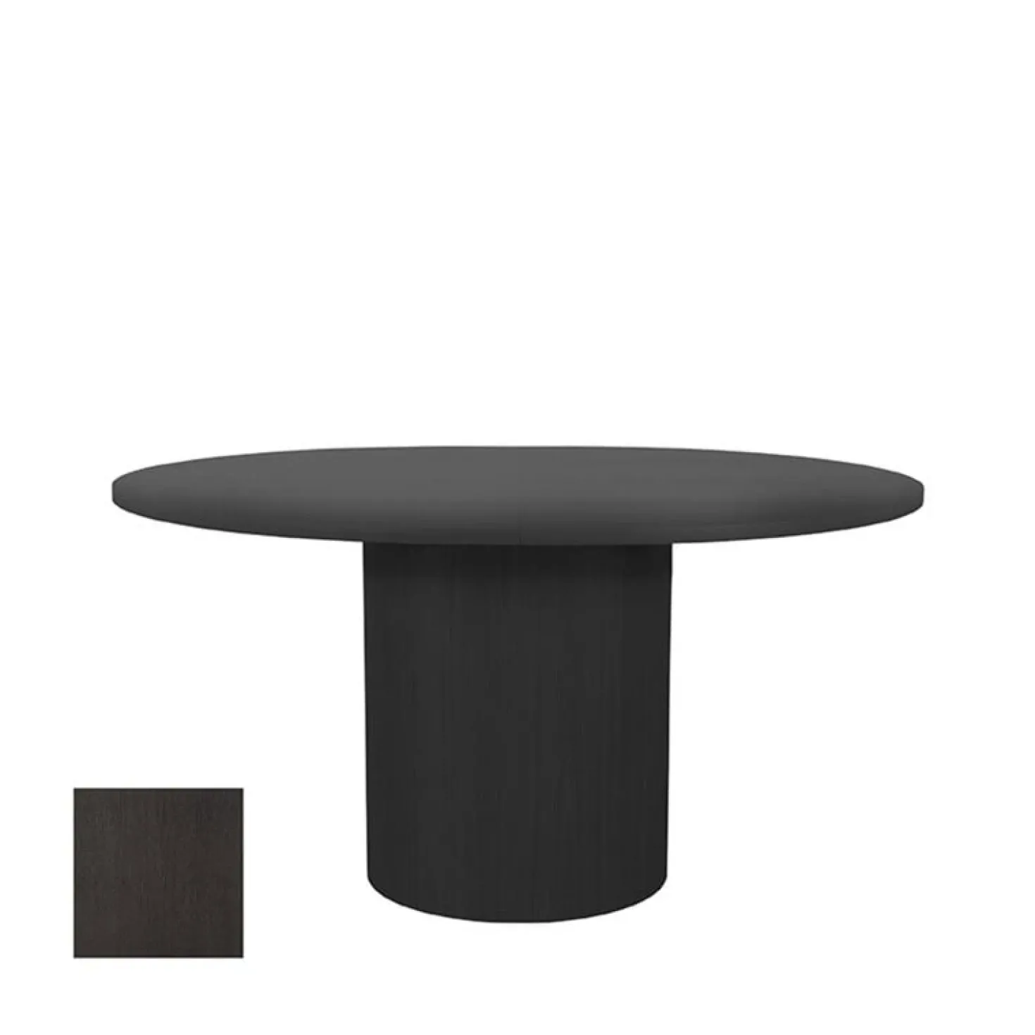 Eettafel Oliva Zwart Uitschuifbaar 150-200cm