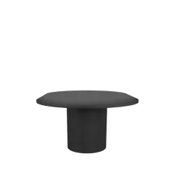 Eettafel Oliva Zwart Uitschuifbaar 150-200cm