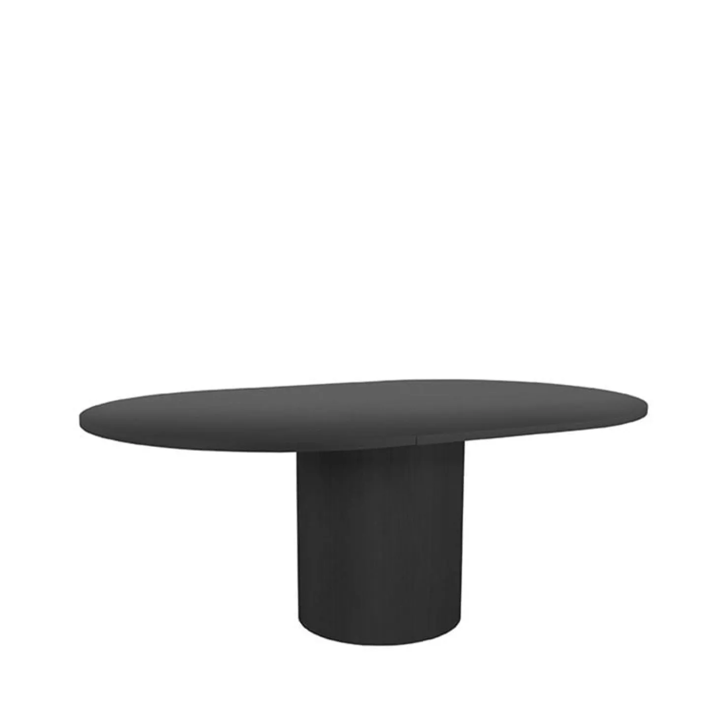 Eettafel Oliva Zwart Uitschuifbaar 150-200cm