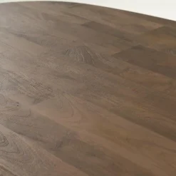 Eettafel Tycho ovaal Lichtbruin mangohout 160cm